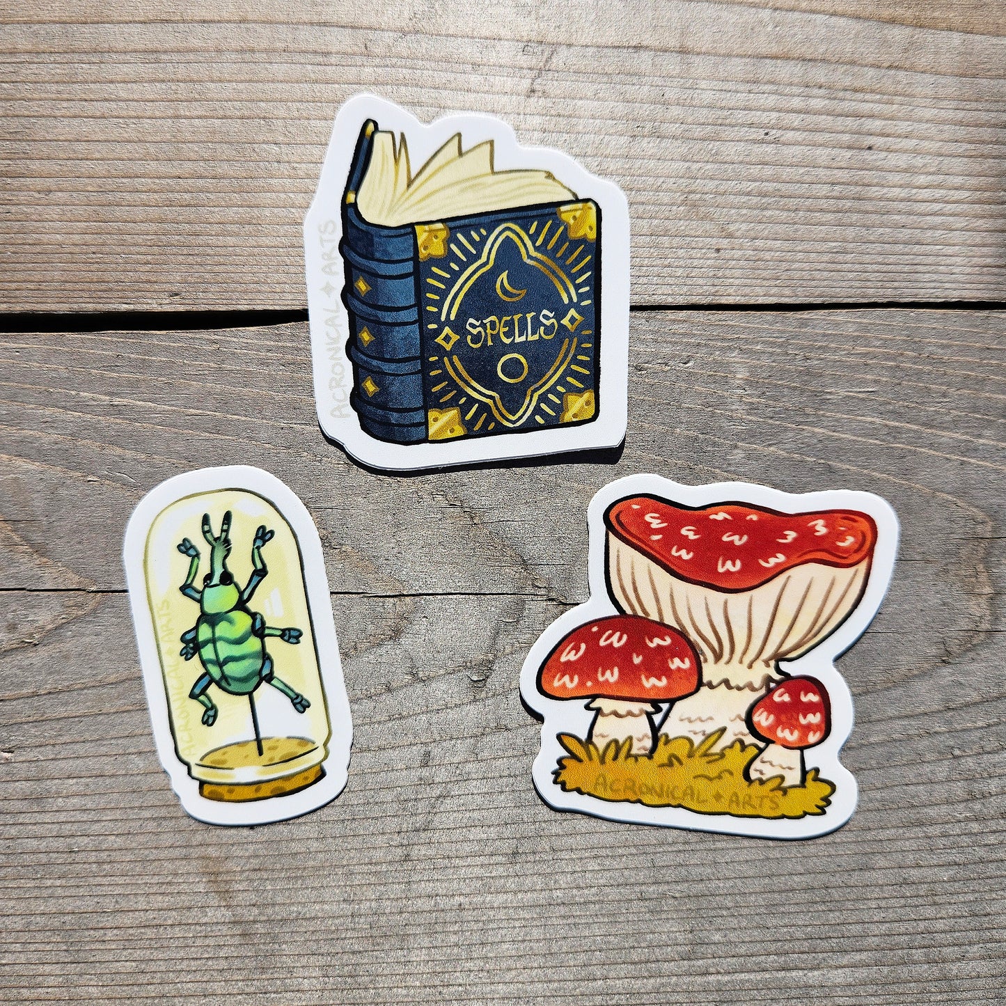 Dark Academia - Sticker Pack (3pcs)