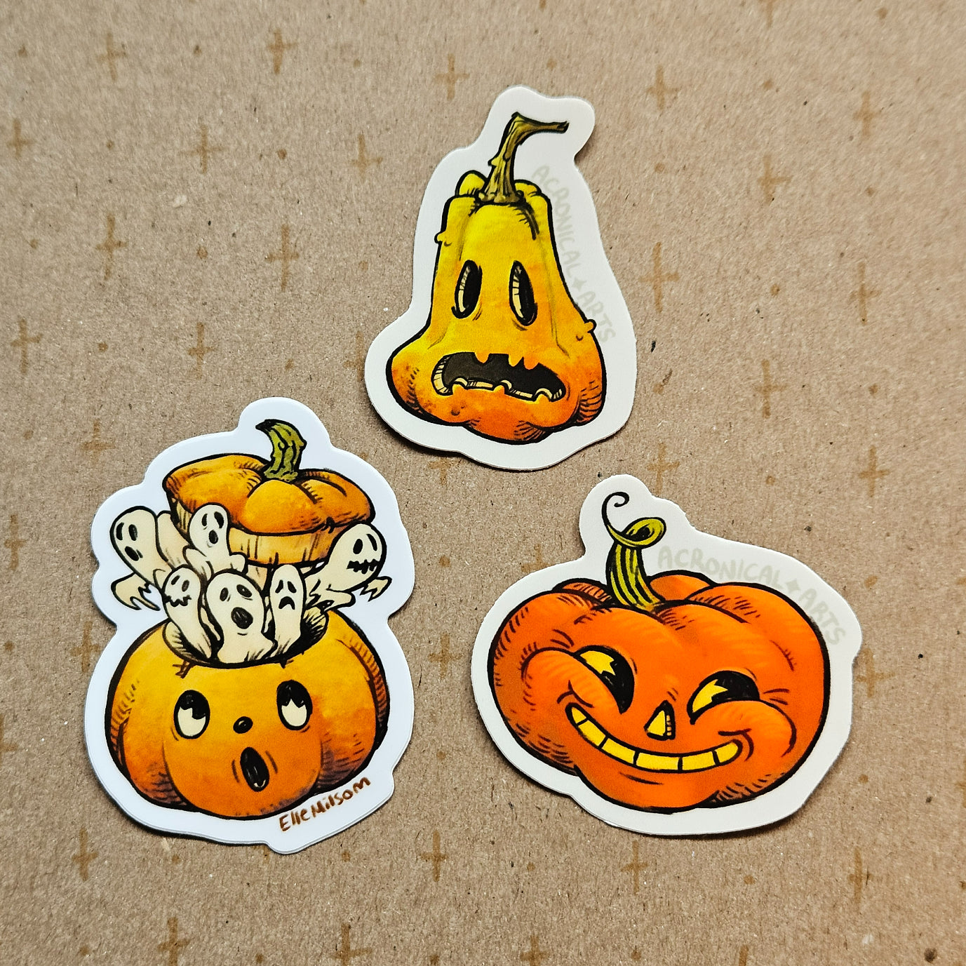 Jack-o-Lanterns - Sticker Pack (3pcs)