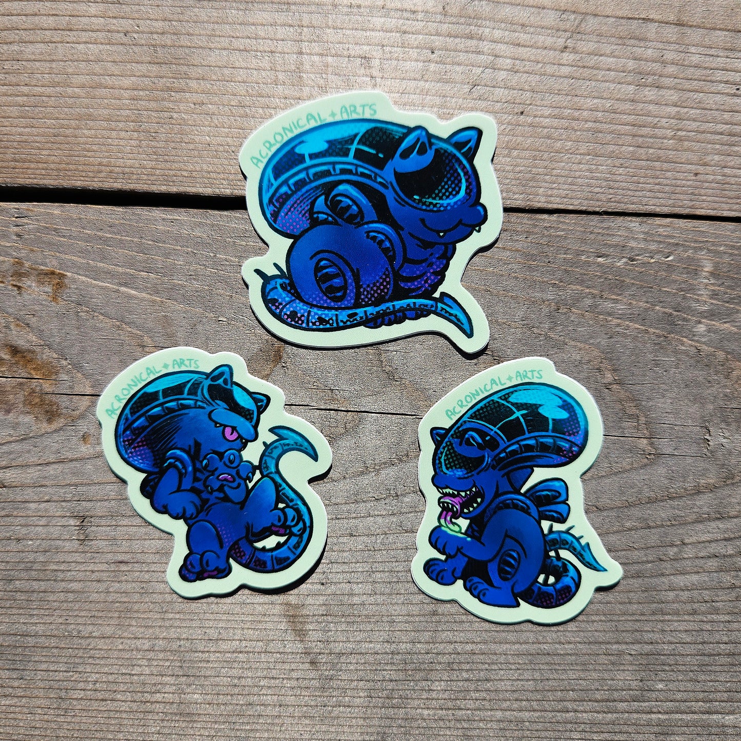 Nekomorphs - Sticker Pack (3pcs)