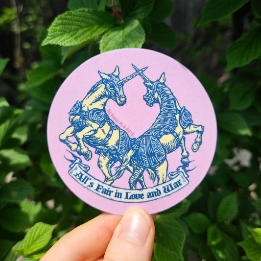 All's Fair in Love and War - Sticker