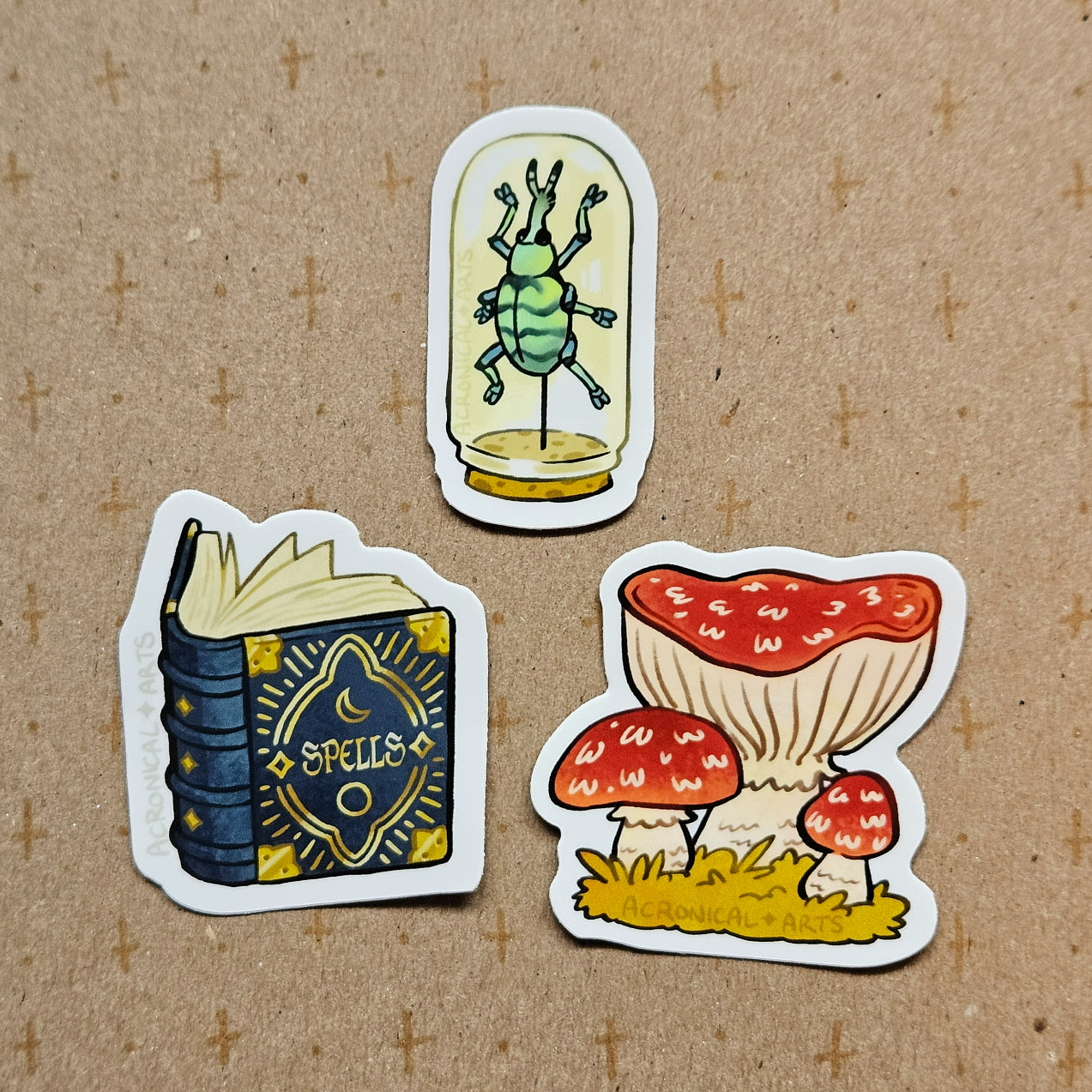Dark Academia - Sticker Pack (3pcs)