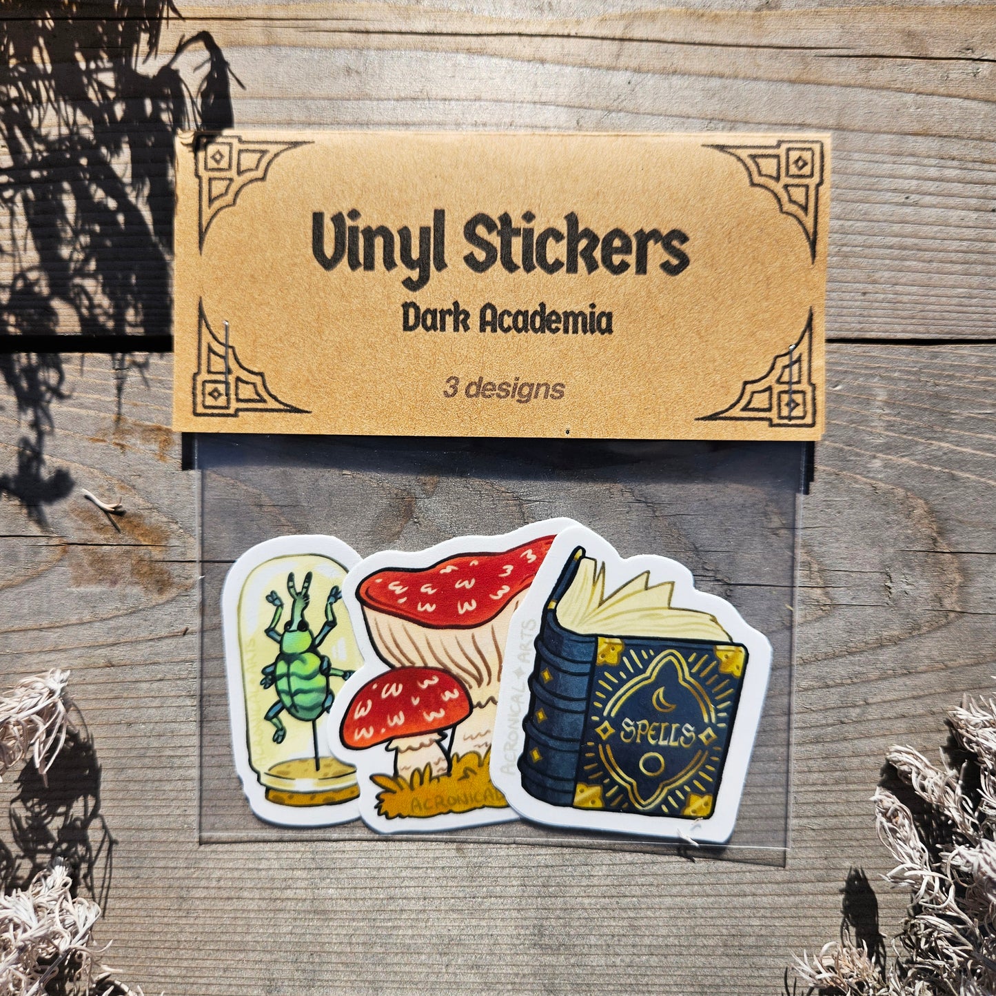 Dark Academia - Sticker Pack (3pcs)