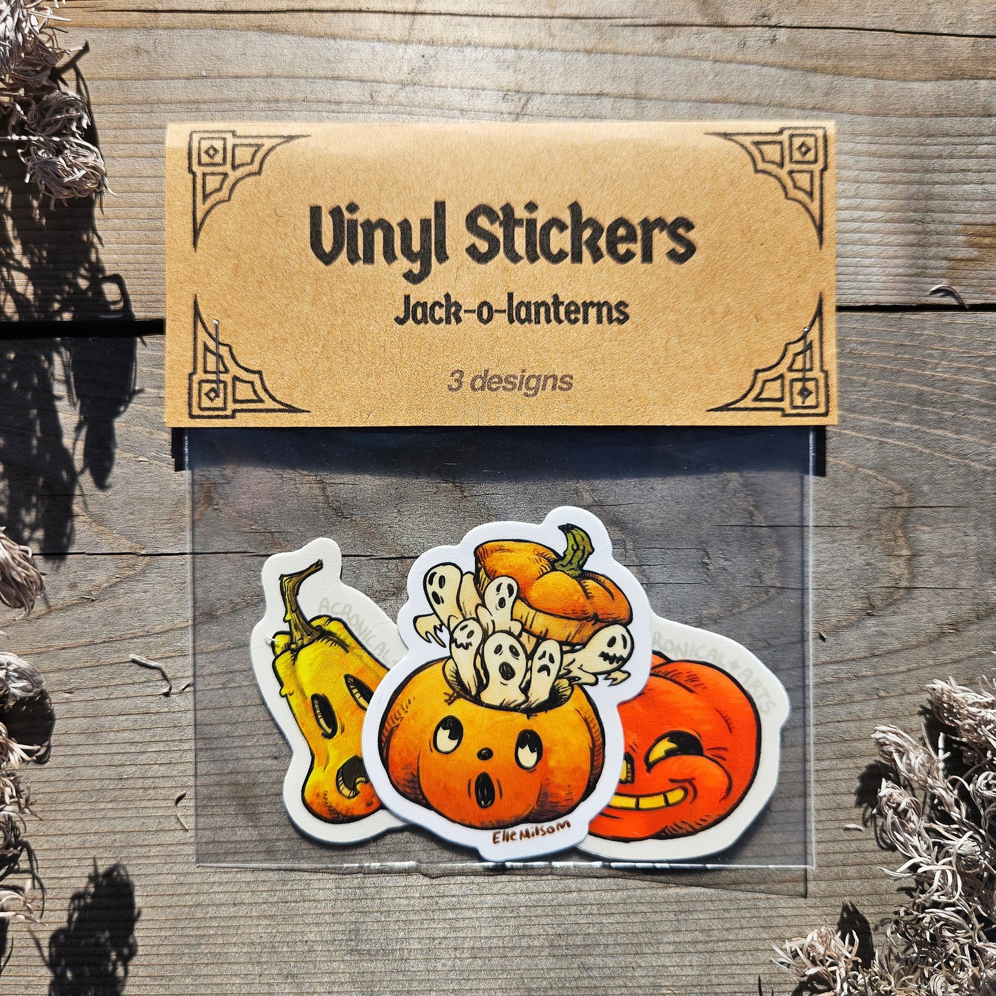 Jack-o-Lanterns - Sticker Pack (3pcs)