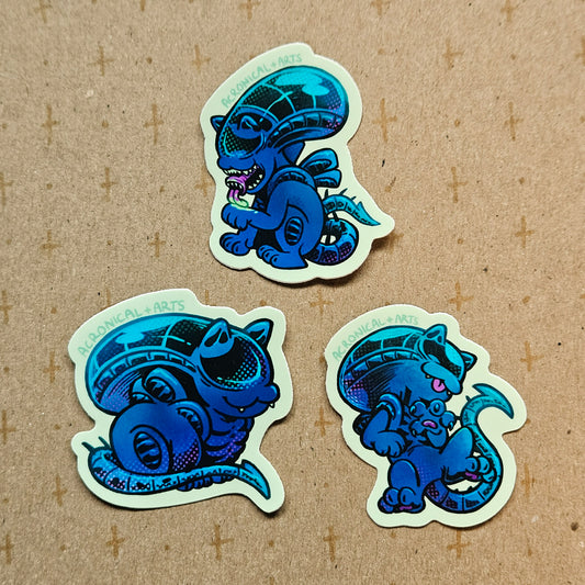 Nekomorphs - Sticker Pack (3pcs)