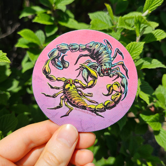 Scorpion Fight - Sticker