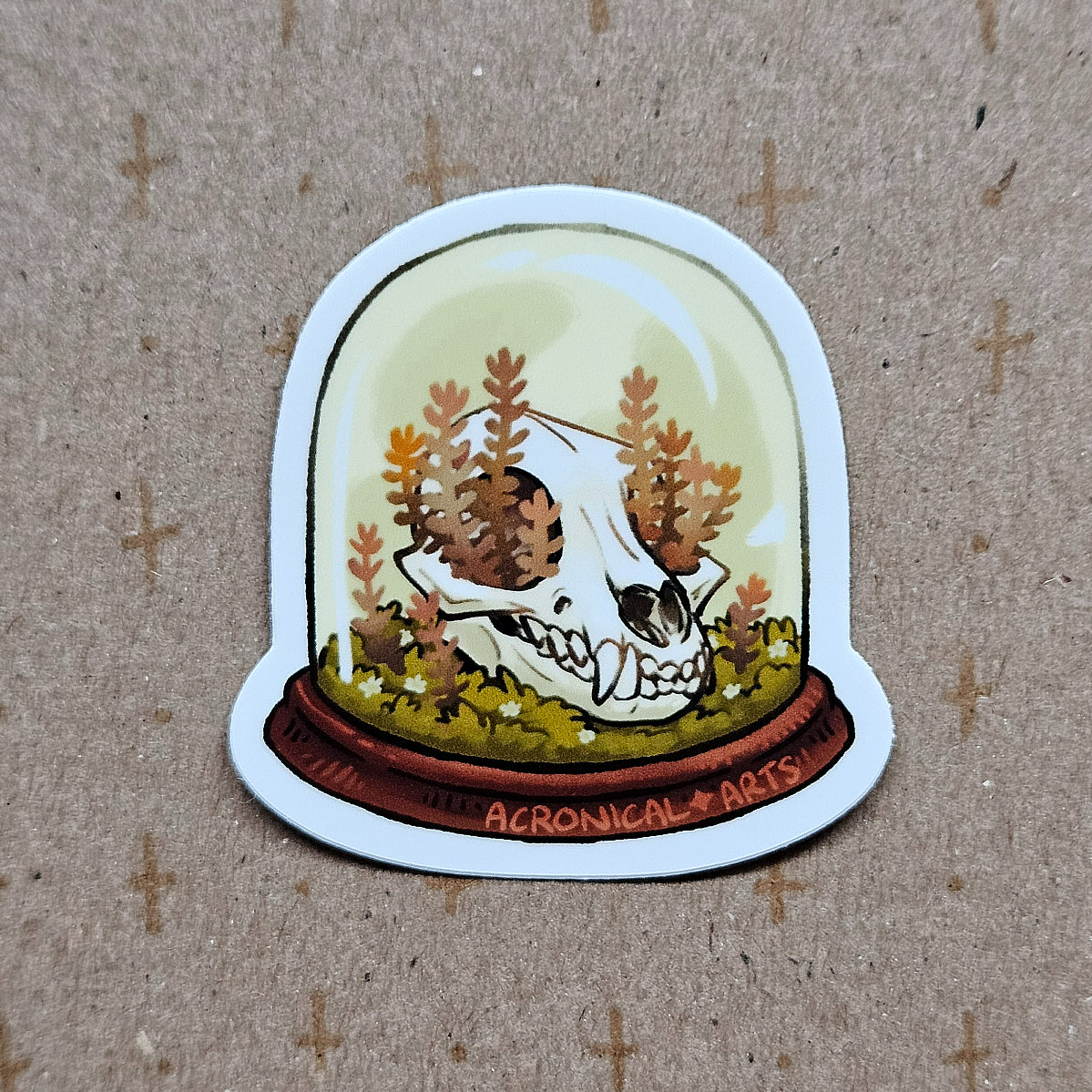 Skull Display - Sticker