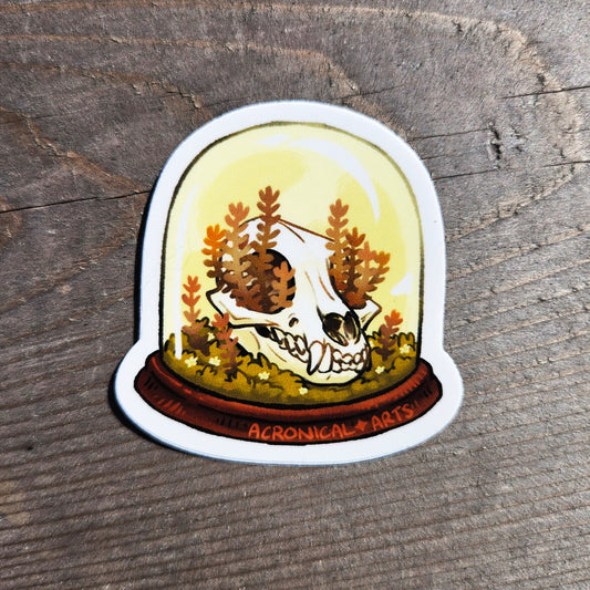 Skull Display - Sticker