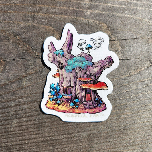 Stump House - Sticker